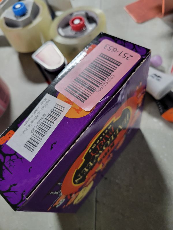 Photo 1 of 24 Pcs Halloween Mochi Squishy Toys with Gift Box Mini Kawaii Mochi Squeeze Toy Stress Reliever Anxiety Packs for Kids Party Favors Halloween Miniatures Halloween Treat Bags Gifts