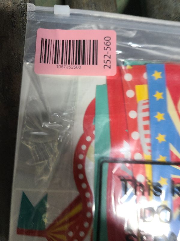 Photo 1 of 20 Pieces Circus Carnival Party Direction Signs Decor Circus Welcome Signs for Birthday Showman Themes Party Decoration Accessories