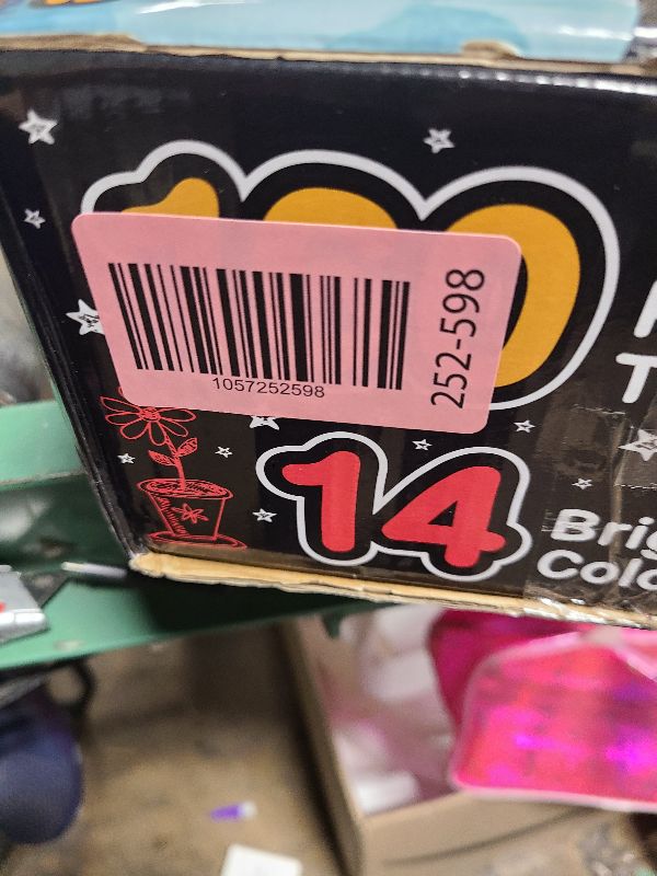 Photo 1 of 160 PCS Sidewalk Chalk for Kids - 14 Colors, 10 Glitter, 10 Neon Non-Toxic Washable Jumbo Chalks - Bulk Set of Outdoor Paint for Kids and Toddlers - Chalkboard Toys - Big Bucket Chalk for Party