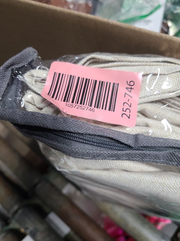 Photo 1 of 100% Blackout Shield Linen Blackout Curtains for Bedroom 84 Inches Long, Back Tab/Rod Pocket Living Room Drapes, Thermal Insulated Blackout Curtains 2 Panels Set, 50" W x 84" L, Cream