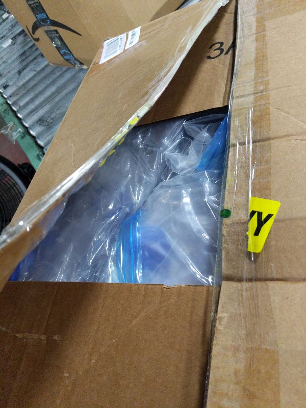 Photo 1 of 20 Pack Heavy Duty Extra Large Moving Totes with Backpack Straps & Large Vacuum Storage Bags - Space Saving, Fold Flat, Includes Vacuum Bags