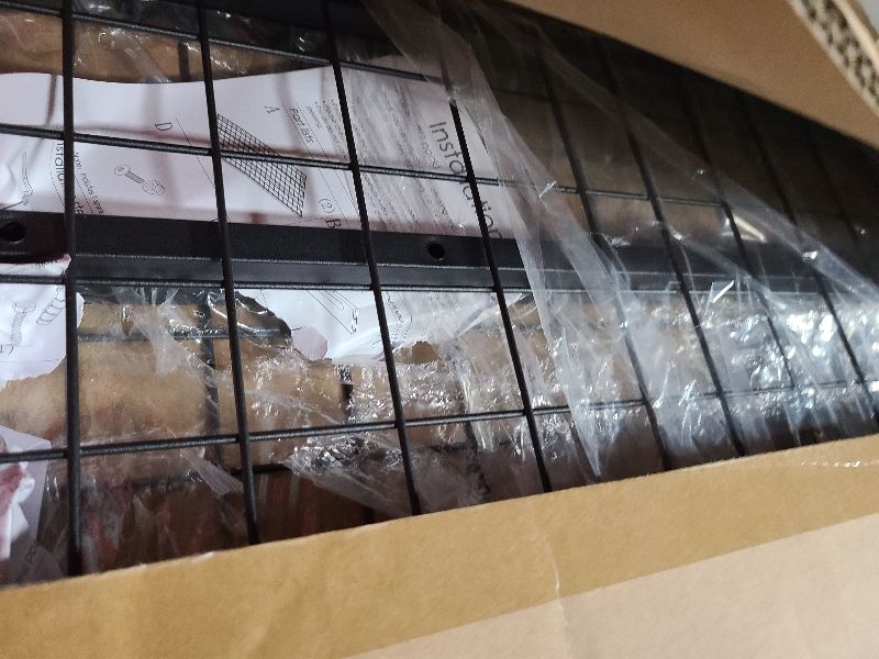 Photo 1 of 2-Pack 1.5x3FT Garage Shelving 17.7-inch-by-35.8-inch Wall Shelf Garage Storage Rack Wall Mounted Floating Shelves, Black