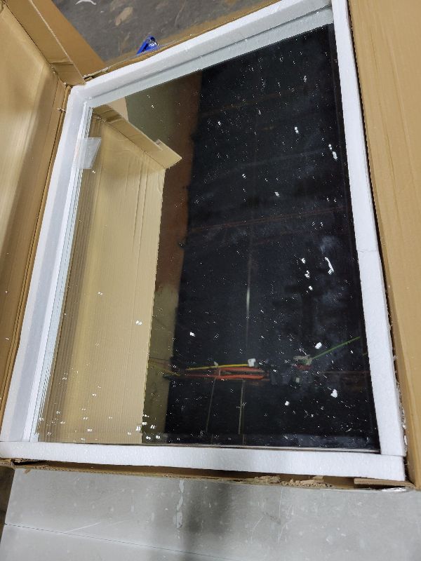 Photo 1 of 16"x24" Frameless Rectangle Wall Mirror with 1 inch Beveled Edge for Bathroom Vanity

