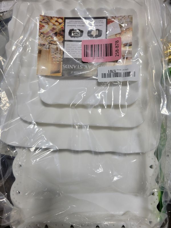 Photo 1 of - Dessert Trays Dessert Stands Treat Table Displays Set for Tea Parties,Birthdays & Baby Showers