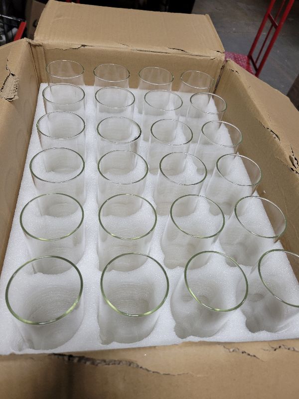Photo 1 of 16Pcs Glass Cylinder Bud Vases for Centerpieces,7.7 In Tall Clear Flower Vases in Bulk,Glass Small Vases Floating Candle Holder for Party,Home Decor,Wedding Decoration,Birthday,Anniversary,Baby Shower