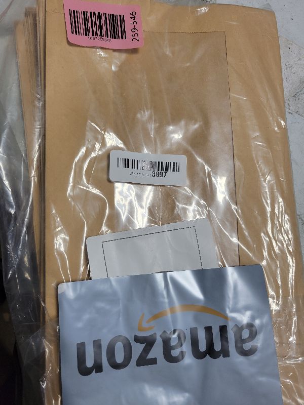 Photo 1 of 100 Pack Kraft Paper Bread Bags for Homemade Bread Large Loaf Bag with Clear Front Window 14" x 8.3" x 3.5" 500pcs Homemade with Love sticker, Food Packaging Storage Popcorn Cookie Treat Bakery Bag