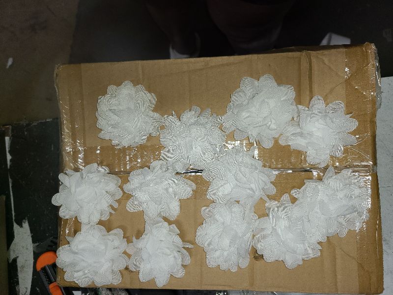 Photo 1 of 10pcs Faux Flower for Decoration Lifelike Mesh Floral Adornments for Weddings Parties and Home Decor Flower Hollow Stems Vase Fillers