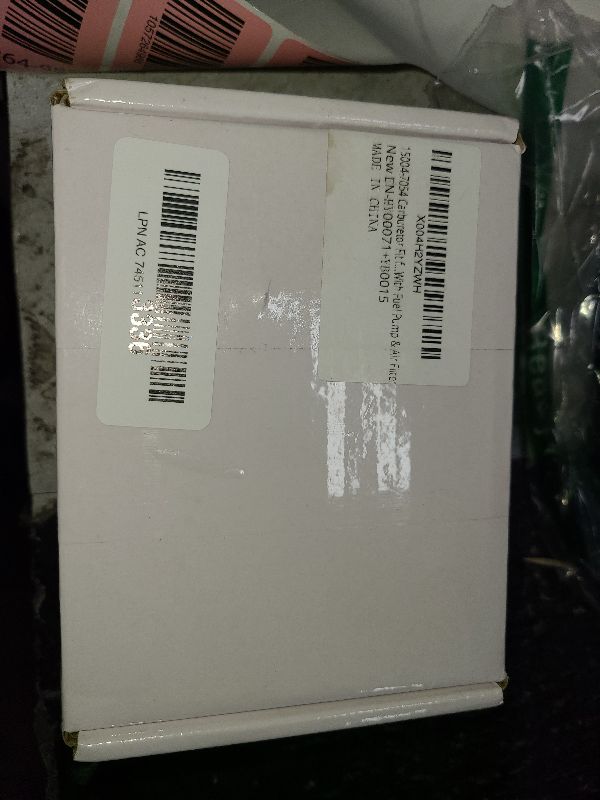 Photo 1 of 15004-7054 Carburetor Fit for Kawasaki FH430V FH381V FH541V FS481V Engine Replace 15003-7047 15003-7061 15004-7057 15003-7107 With Fuel Pump & Air Filter