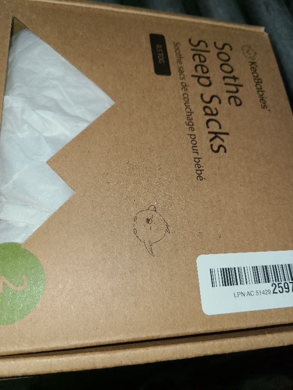 Photo 1 of 2-Pack Organic Baby Sleep Sacks, 100% Cotton - Soft & Breathable 0.5TOG Baby Wearable Blanket, Toddler Sleeping Sack 0-6 months, Easy to Wear Transitional Swaddles for Newborns (Butterflies, S)