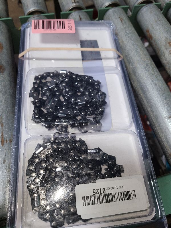 Photo 1 of 2 Pack Husqvarna Chainsaw Chain 16 Inch .325" Pitch .050" Gauge 66 Drive Links Fits SP33G Husqvarna 435, 430 and More