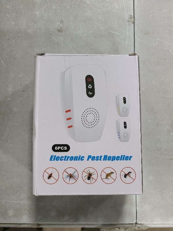 Photo 1 of 2025 Upgraded Ultrasonic Pest Repellent Indoor Insect Repeller, Pest Control, Repellent Roach, Mouse, Bugs, Mosquito, Mice, Spider, Ant, Rodent Repellent Ultrasonic Plug in, 3 Mode Switching, 6 Packs