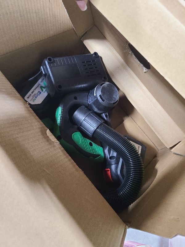 Photo 1 of IDL Packaging G-PAM2 Inflation Tool for CargoTuff Dunnage Bags, Battery Powered, Portable - Powerful Inflator Tool with Rechargeable Batteries - Specially Made to Inflate Dunnage AirBags, Black