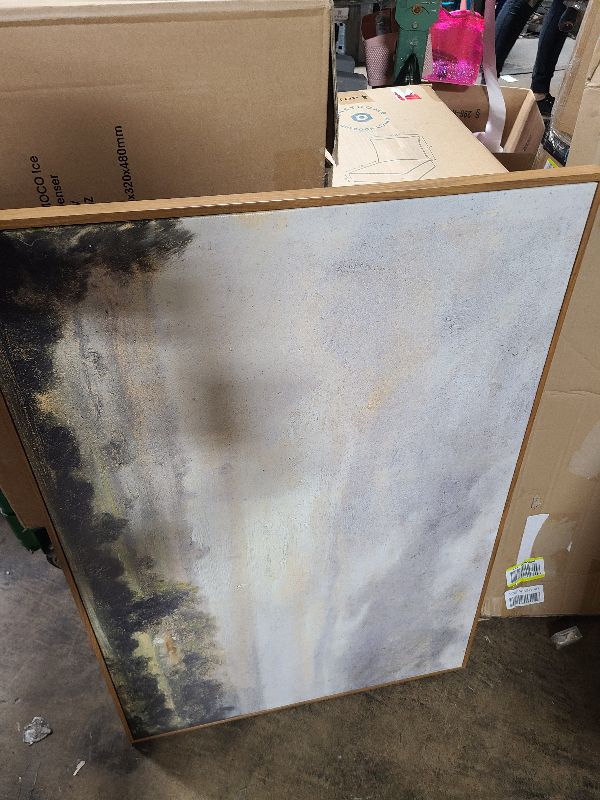 Photo 1 of (364)
wall26 Framed Canvas Print Wall Art Pastel Tan Gray Duotone Landscape Abstract Shapes Illustrations Minimal Decorative Contemporary Multicolor for Living Room, Bedroom, Office - 24"x36" Natural
