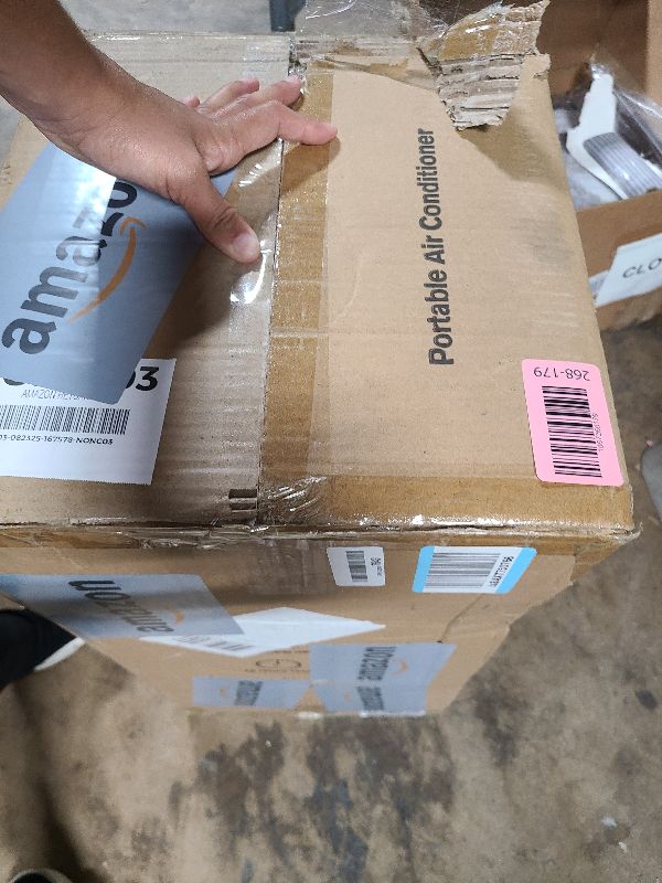 Photo 1 of 24" Windowless Portable Air Conditioner, 15H Timer & 120°Oscillation, 3-IN-1 Portable AC Unit with Remote, 2-Gal Tank, 3 Modes & 3 Speeds, Ultra-Quiet Ventless Swamp Cooler for Home Office, Chalky