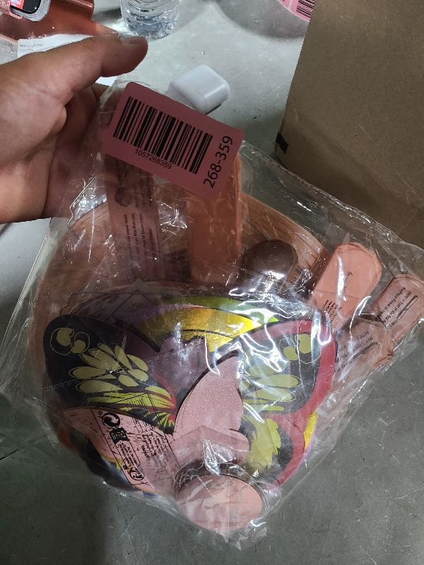 Photo 1 of 28 PCS Rose Gold Party Decorations Set, Tissue Paper Pom Poms Paper Lanterns Honeycomb Balls Circle Dots Garland Butterfly Hanging Swirl Butterfly Decorations for Birthdays, Bridal Showers