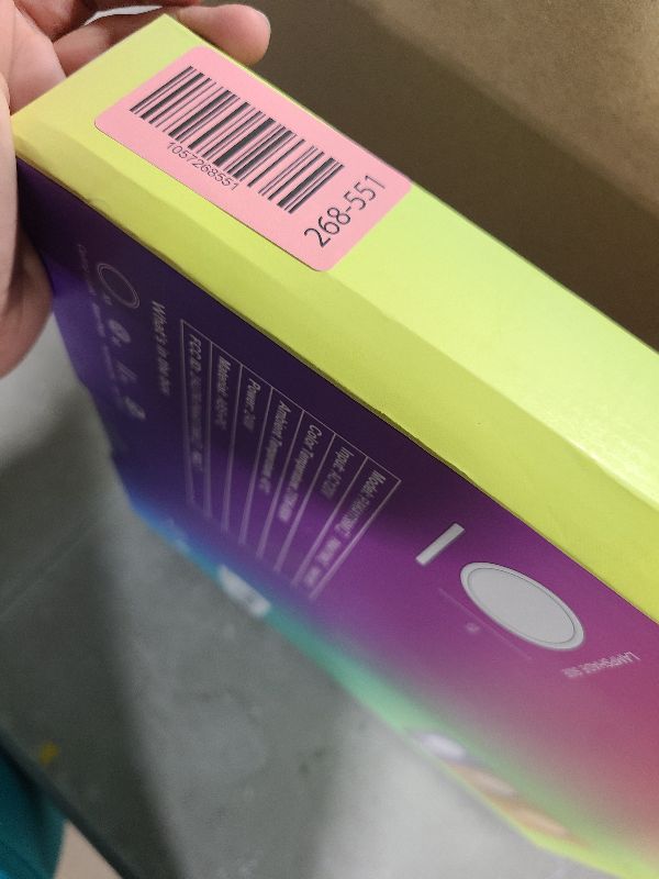 Photo 1 of 12 Inch Flush Mount Ceiling Light, Smart RGB+IC LED 2400LM Dimmable Ceiling Lamp with APP & Remote Control, 2700K-6500K Color Changeable Light for Bedroom Living Room, Works with Alexa & Google Home