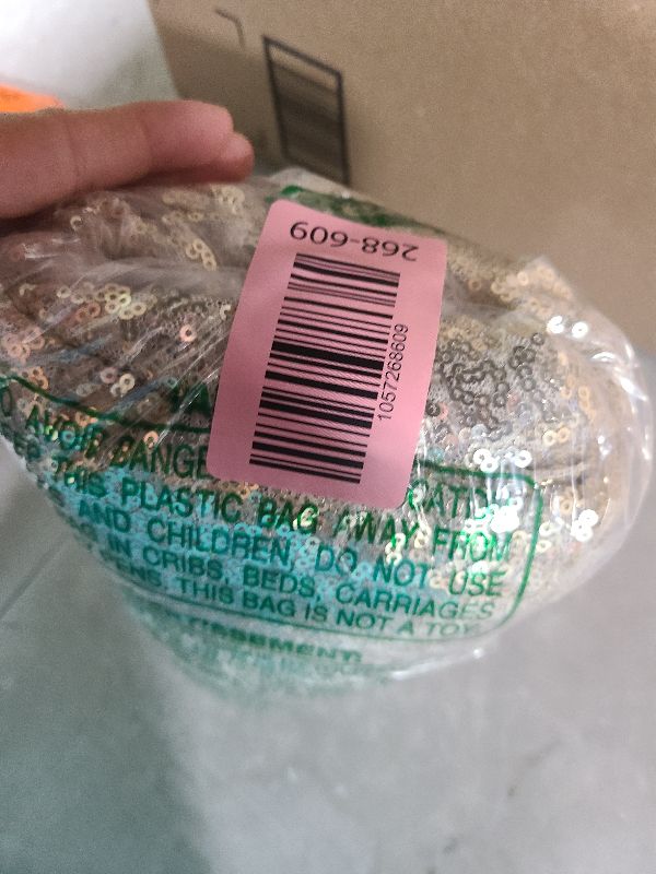 Photo 1 of 2×8FT-2PCS Champagne Gold Sequin Backdrop Curtains Panels, Photography Backdrop Glitter Curtains Fabric Background for Christmas Wedding Party Decor