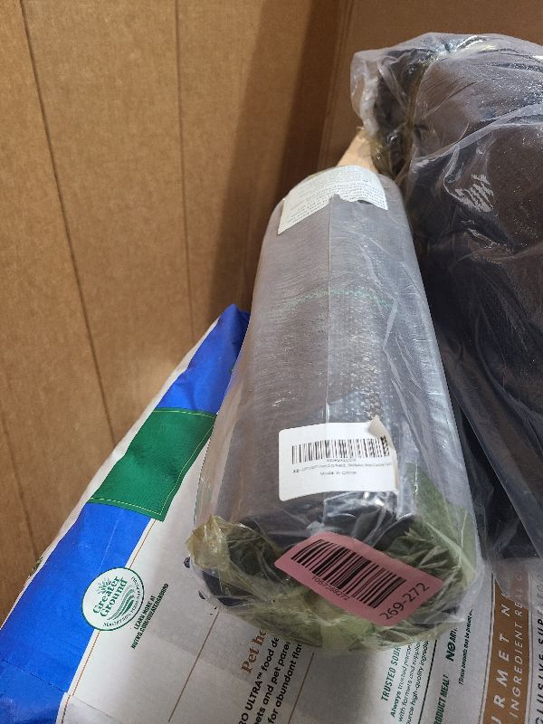 Photo 1 of 2.4oz-2.6FTx100FT Weed Barrier Landscape Fabric - Durable Weed Block Gardening Ground Cover Mat, Woven Geotextile Fabric for Underlayment, Commercial Driveway Stabilization, Weed Control Cloth