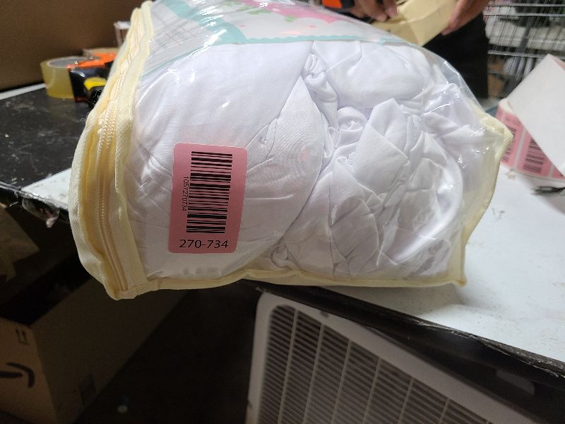 Photo 1 of 10ftx40ft White Backdrop Ceiling Drapes,2Panels 40ft Height Wrinkle Free Tent Draping Curtains, Fabric Drapery Ceiling Drapes for Wedding Ceremony Birthday Theme Parties with Rod Pocket