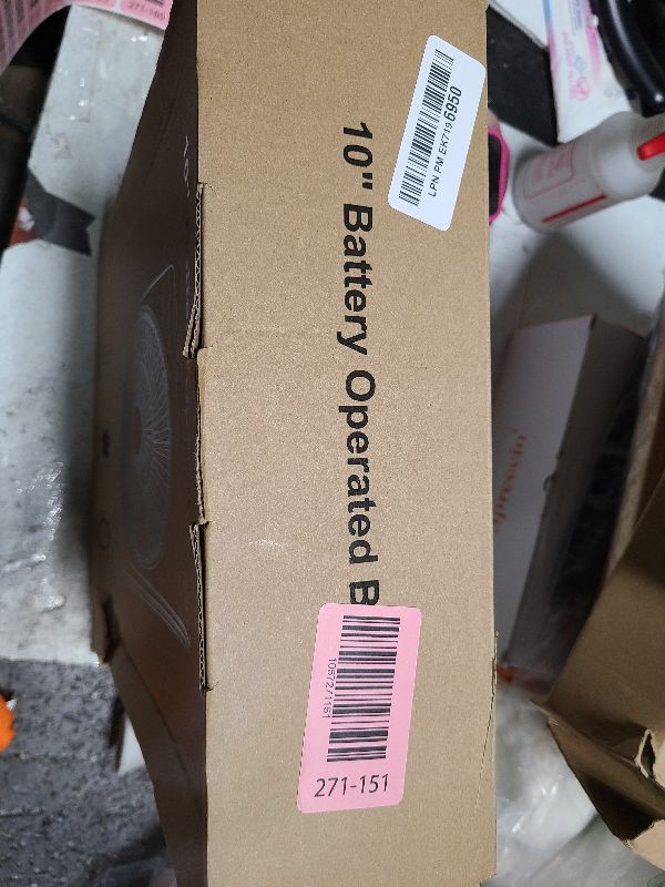 Photo 1 of 20000mAh Rechargeable Fan for Camping - 55h Super Long Last Battery Operated Fan, 10" Square Table Fan with Timer, 210° Pivot 4 Powerful Speed for Travel Outdoor Emergency Hurricane Power Outage