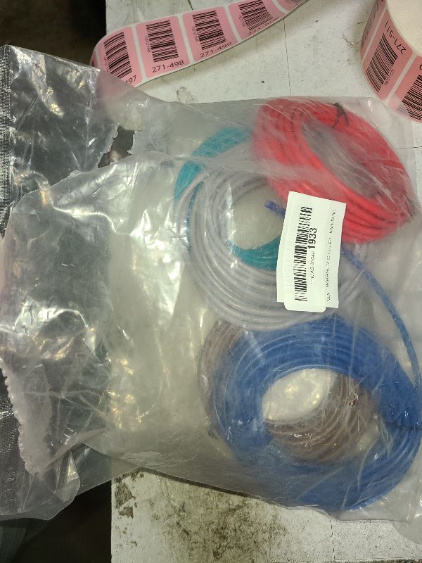 Photo 1 of 12 Gauge Wire (6-Pack Black/Red/Grey/Blue/Green/Brown, Each 25 FT), Low Voltage Automotive Primary Harness Wire for Battery, Car Audio, Remote Trailer, Security Alarm, Hook Up Wiring, 12AWG CCA, DIY (ONLY 5)