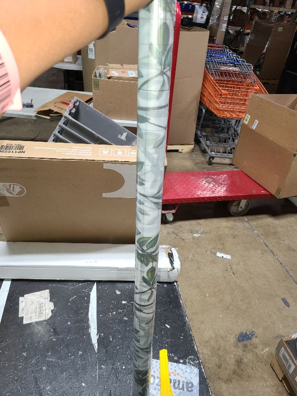 Photo 1 of Window Privacy Film 3D Leaf Decorative Stained Glass Window Film Anti UV Non-Adhesive Reusable" for Home Room Car Glass Cling