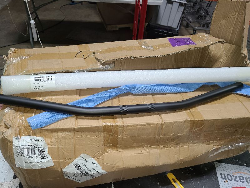 Photo 1 of Motorcycle Drag Bars Handlebars 25mm 1" Universal For Bobber Cafe Racer Sportster Cruiser XL 883 1200 Custom Chopper Softail Dyna Street Bob Black