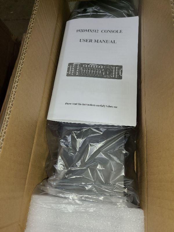 Photo 1 of 192 DMX Controller Use for Editing Program of Stage Lighting,DMX 512 DJ Controller Stage Light Controller Panel DMX Console for Party Music Show Christmas and Halloween