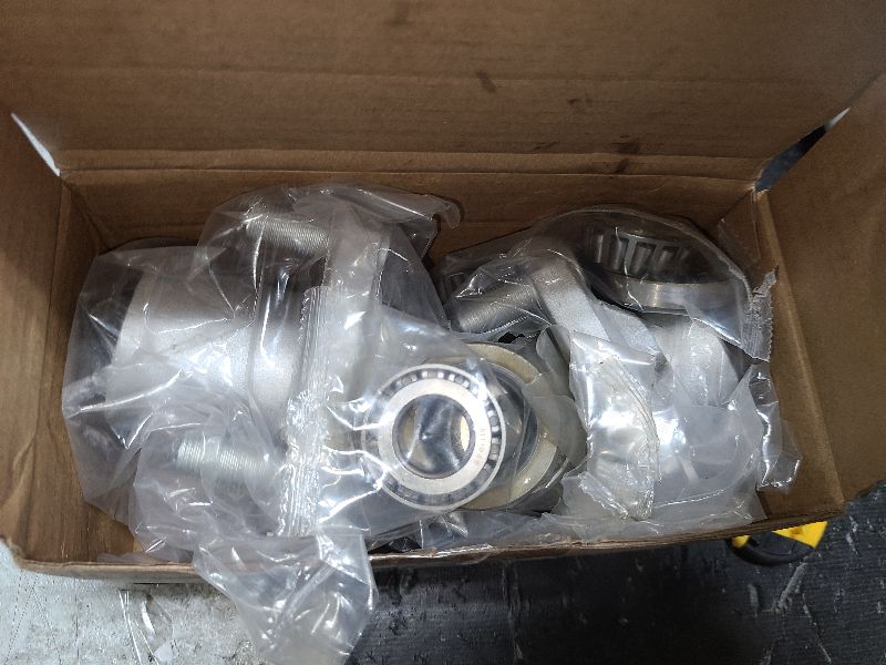 Photo 1 of 10L0L Golf Cart Front Wheel Hub Assembly for Club Car DS G&E 1974-2003, 2 Pack with Bearing Seals Kit, Replace OEM 1011892, 11011102, 1011153, 1011889, 1011894