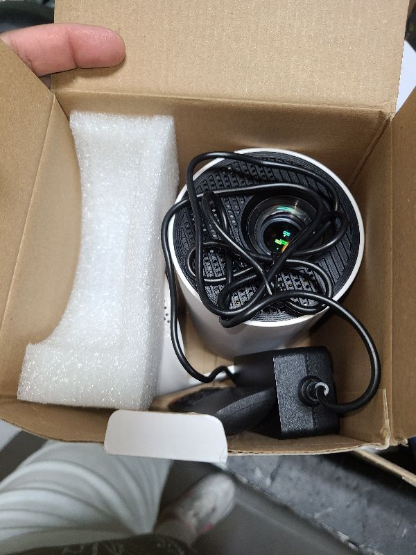 Photo 1 of ?Electric Focus?Mini Portable Projector with 4K Support, Bluetooth 5.4 WIFI6, 5watt Sound Base Speaker, 260 ANSI, Android 11, 210° Rotation , Auto Keystone Correction Video Projector HY300 PLUS