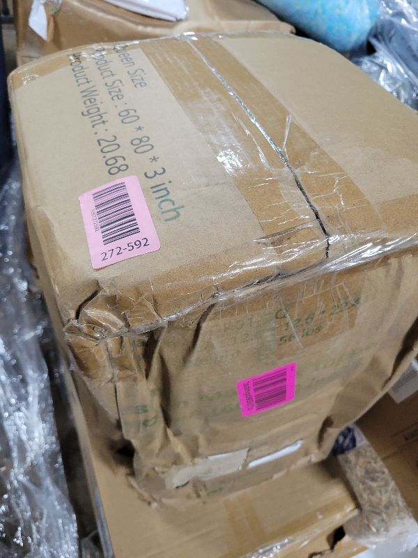 Photo 1 of 3 Inch Queen Size Memory Foam Mattress Topper, Cooling Gel Bed Topper with Removable Cover, Soft & Pain Relief & Breathable, CertiPUR-US & Oeko-Tex Certified