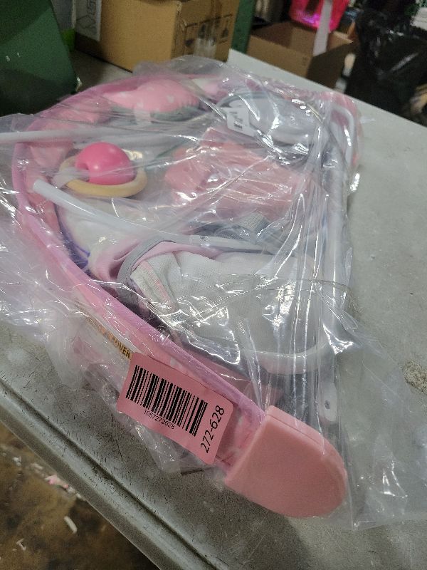 Photo 1 of Baby Bouncer, Portable Infant Bouncer, Adjustable and Foldable Baby Rocker with Vibrations,Baby Bouncer Seat for Baby 0-6 Months 6-20 lbs Indoor & Outdoor Use