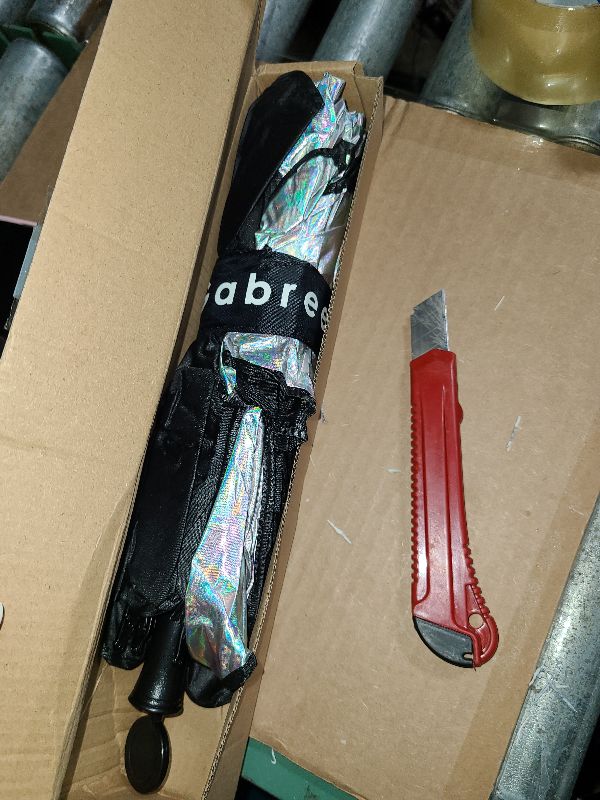 Photo 1 of [2025 Upgrade] Car Windshield Sun Shade Umbrella, Foldable Sun Visor for Sedan & SUV, Keeps Car Cool, Blocks Heat, 360° Bendable Handle(55" L x 31" W)