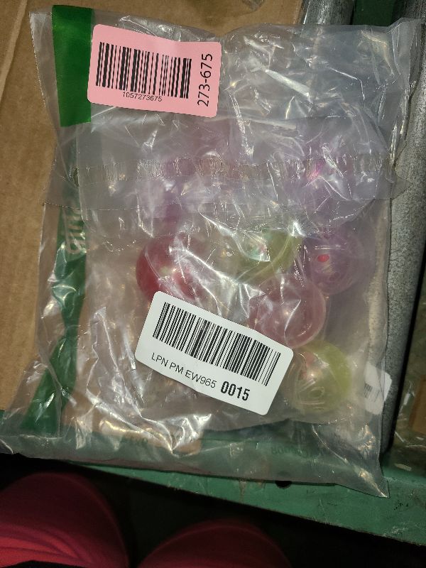 Photo 1 of 10Pcs Bird Chew Toy Ball, Colorful Plastic Parrot Cage Bird Ball Toy Jingle Balls Cage Accessories Parakeet Chewing Pet Bite Ball for Chewing Training Biting