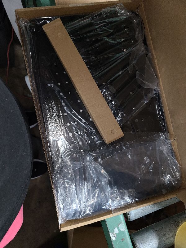 Photo 1 of HUANUO Monitor Stand for Desk, Computer Monitor Stand Height Adjustable, Monitor Riser for 2 Monitors, Laptop Stand for Desk, 2 Pack, Black