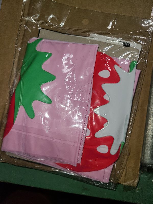 Photo 1 of 2 Pack Arm Floaties for Kids - Cute Cartoon Inflatable Pool Arm Floaties Swim Rings, PVC Arm Bands Floater Sleeves for Toddlers Children 3-5-6-12 Years (Strawberry)