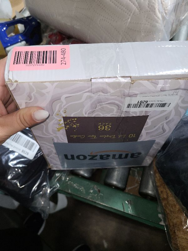 Photo 1 of 36 Pack Ivory Taper Candles 10 inch(H) Dripless, Smokeless & Unscented - Long Burning Time - Hand Poured Tall Candlesticks - Ideal for Restaurant,Weddings, Dinner Parties, and Home Decor