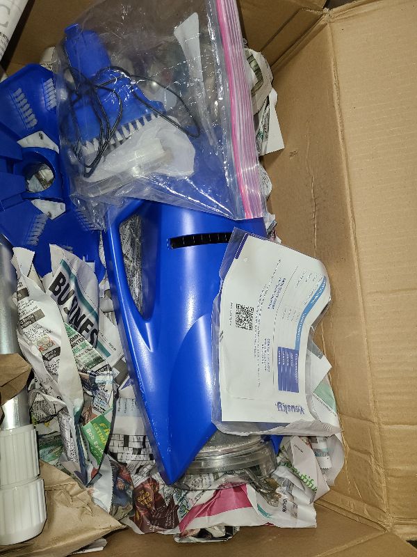 Photo 1 of 2025 Upgraded Handheld Pool Vacuum Cleaner for Above Ground & Inground Pools - Cordless Pool Cleaner w/18.5GPM Suction, Telescoping Pole(20-69in), 2 Brush Heads - Ideal for Spas & Hot Tubs