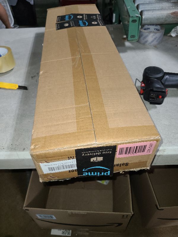 Photo 1 of 10000W Solar Street Lights Outdoor Waterproof - Super Bright Motion Sensor Flood Light Dusk to Dawn & 40,000mAh LiFePO4 Battery, LED Security Lights for Parking Lot/Yard/Garage (8+ Years Lifespan)