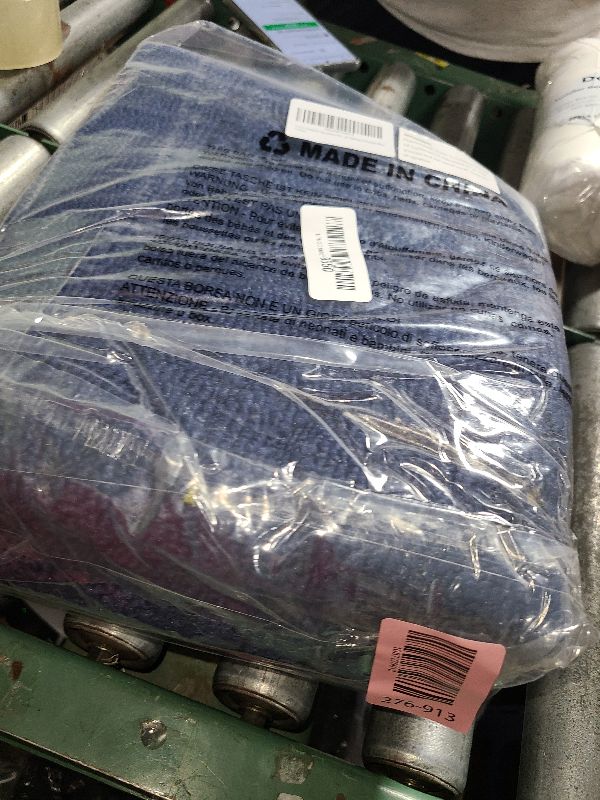 Photo 1 of COSY HOMEER 48x20Inch/30X20Inch Kitchen Rugs Sets Non-Slip Washable Kitchen Mats for Floor Polypropylene Absorbent Kitchen Runner for Kitchen Sink Hallway Entryway,Navy Blue