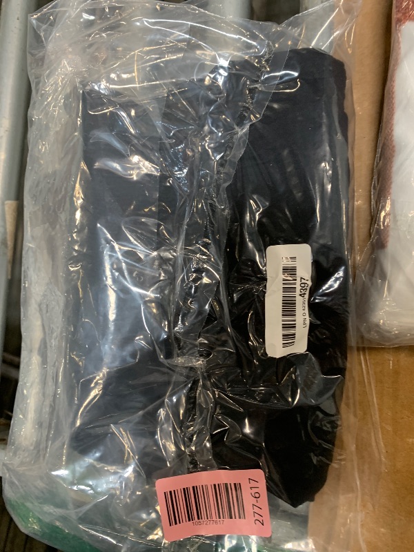 Photo 1 of ?Men's Linen Pants Lightweight Drawstring Elastic Waist Pockets Loose Fit Straight Legs Summer Beach Yoga Black