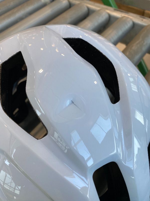 Photo 1 of *Minor Damaged* Sintesi Helmet I Road, Gravel and Commute Biking Helmet - White - Large