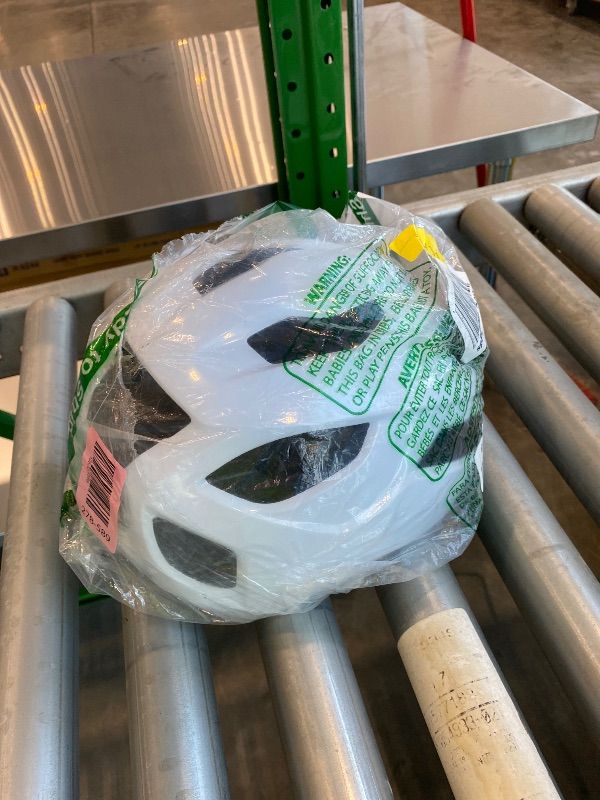 Photo 1 of *Minor Damaged* Sintesi Helmet I Road, Gravel and Commute Biking Helmet - White - Large