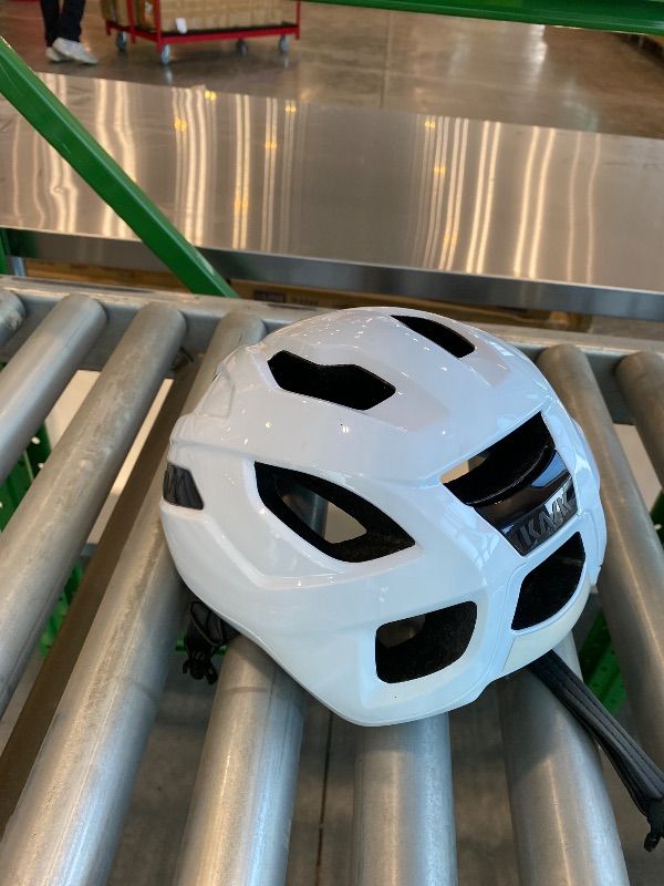 Photo 1 of *Minor Damaged* Sintesi Helmet I Road, Gravel and Commute Biking Helmet - White - Large