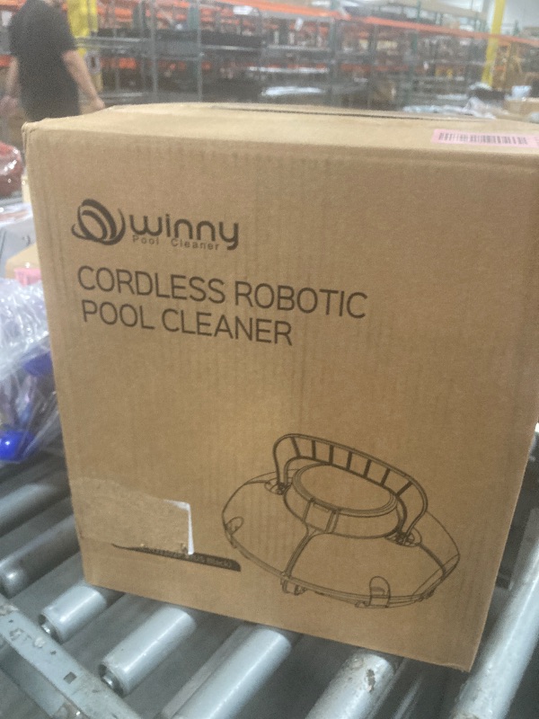 Photo 1 of (2025 Upgrade) Cordless Robotic Pool Cleaner, Lasts 80 Min, Automatic Vacuum for Above-Ground Pools up to 645 Sq.ft,Portable, Self-Parking,Light Black