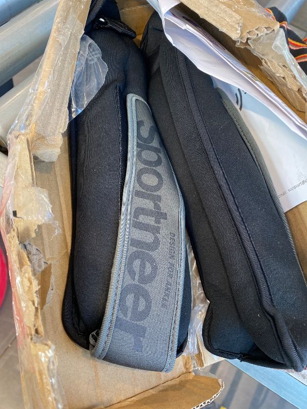 Photo 1 of *Minor Damaged*
Sportneer Ankle Weights 0.5/1/2/3/5 LBS 1 Pair Wrist Leg Arm Weights for Women Men Kids Child with Adjustable Straps, Strength Weighted for Jogging Running Walking Fitness Gym Workout (Black, 5 lbs x 2)