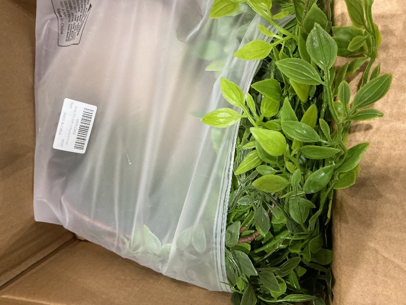 Photo 1 of 3PCS Artificial Nandina Stems for Vase, Faux Green Spring Plant Branches, Fake Floral Eucalyptus Stems, Realistic Greenery, Décor for Office, Dining or Coffee Table, Kitchen, Living Room Floor, 43.3"