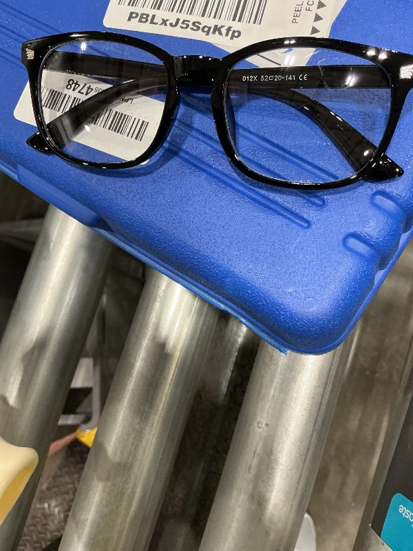 Photo 1 of *Minor Damaged*
Blue Light Blocking Glasses - Fashion Square Eyeglasses, Anti UV Ray Computer Gaming Glasses Blue Blockers for Women/Men