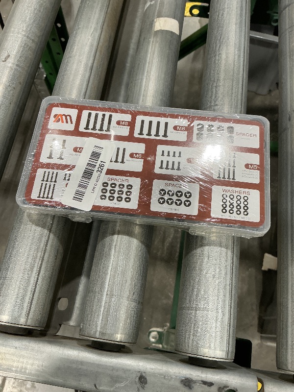 Photo 1 of 92PCS Universal TV Mounting Hardware Screw Kit Set - M4 M5 M6 M8 Screws, Spacers and Washers for Most TV/Monitor VESA Mount, TV Mount Replacement Screws with Box up to 80", Black