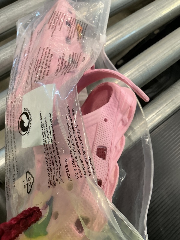 Photo 1 of ***See CLERK NOTES*** Kids Clogs Home Garden Slip On Water Shoes for Boys Girls Indoor Outdoor Beach Sandals Children Classic Slippers Pink, 1.5 Little Kid